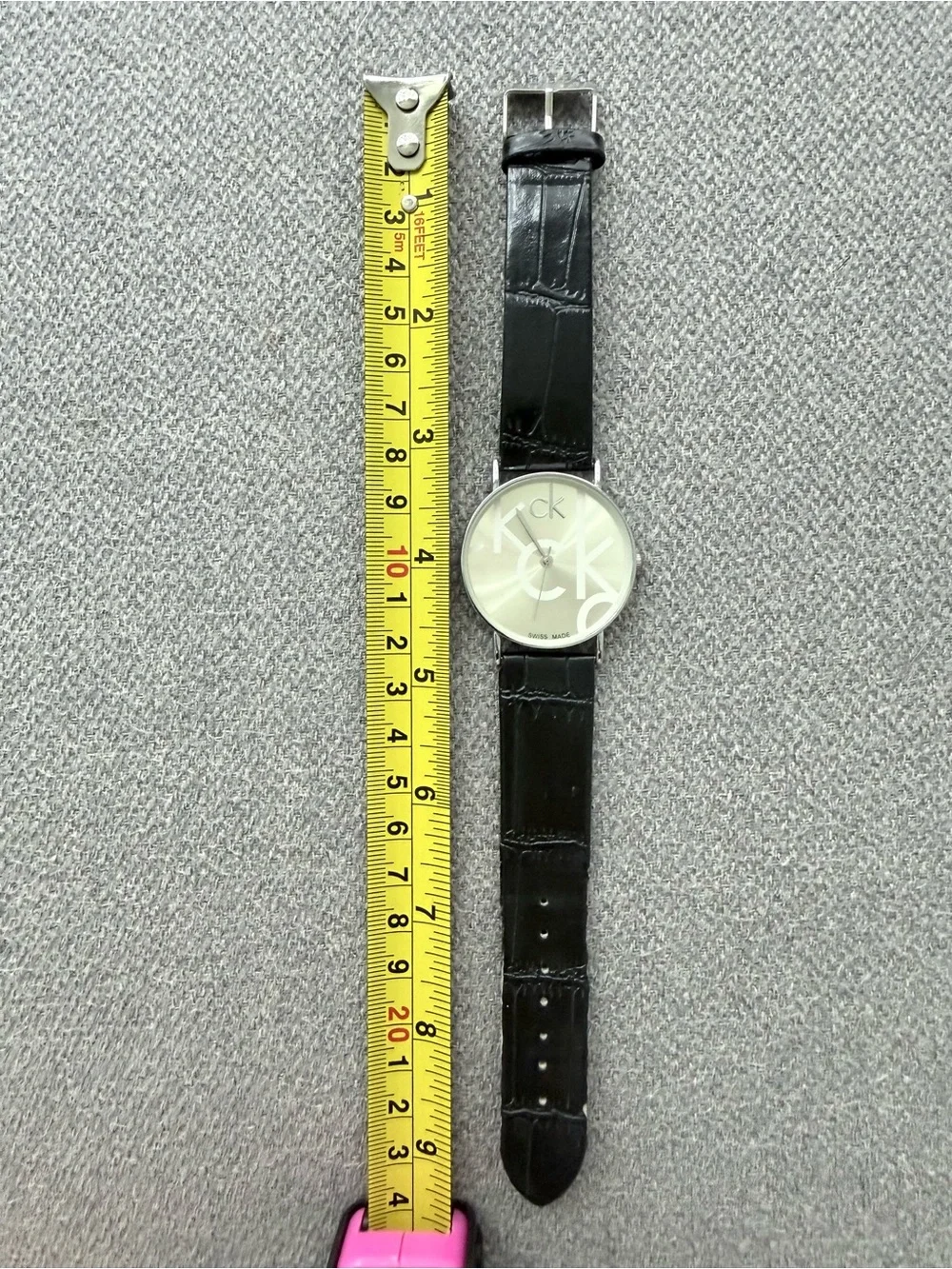 Calvin Klein CK Swiss Made Leather Watch 1738